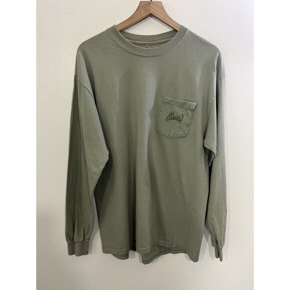 Y2K 90s White Tail Deer Al Agnew Art Fishing Grunge Tee Shirt L Hunting Wildlife - Picture 2 of 14